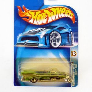 Hot Wheels Chevy 1957 #174 Wastelanders 8/10 Green Die-Cast Car 2003